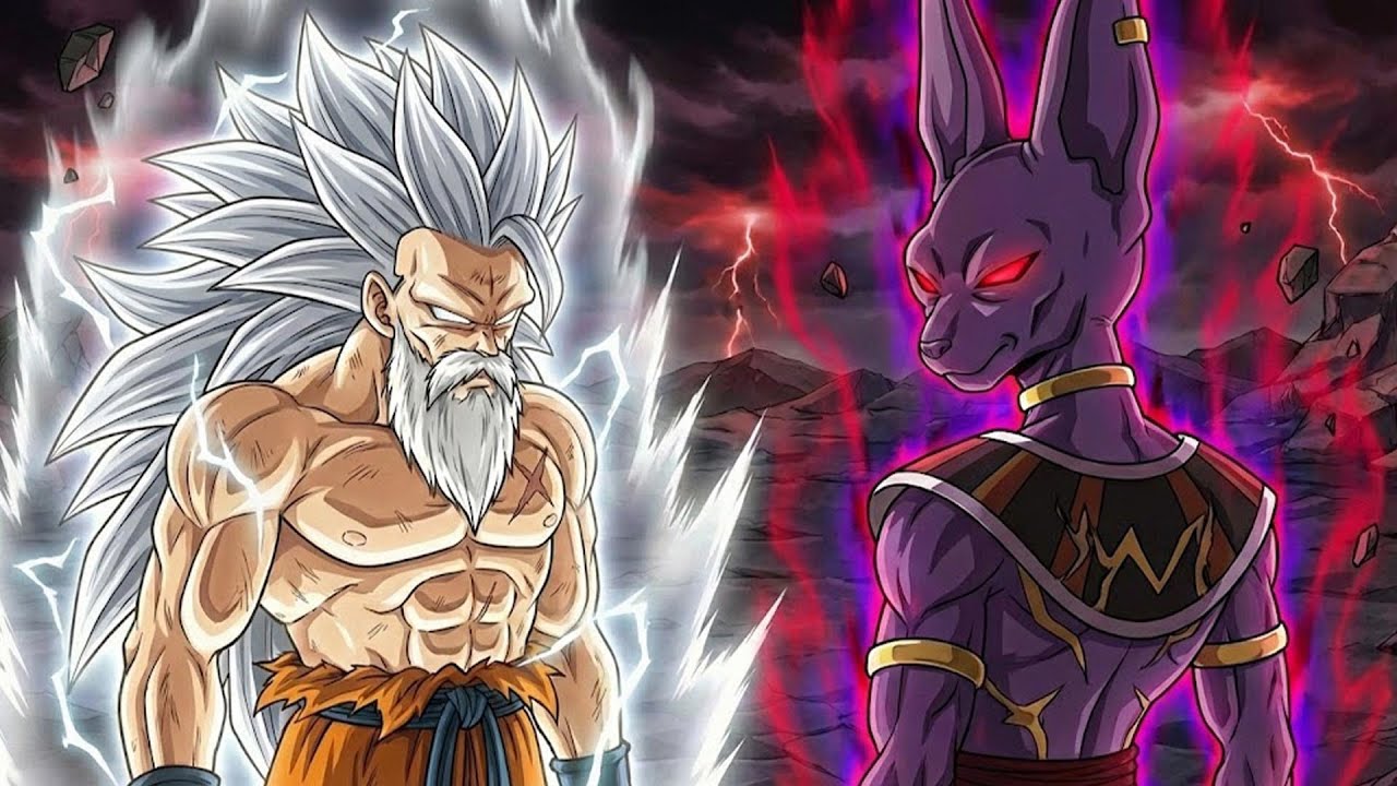 Goku, at his peak power, encounters the true power of the strongest ancient Hakaishin