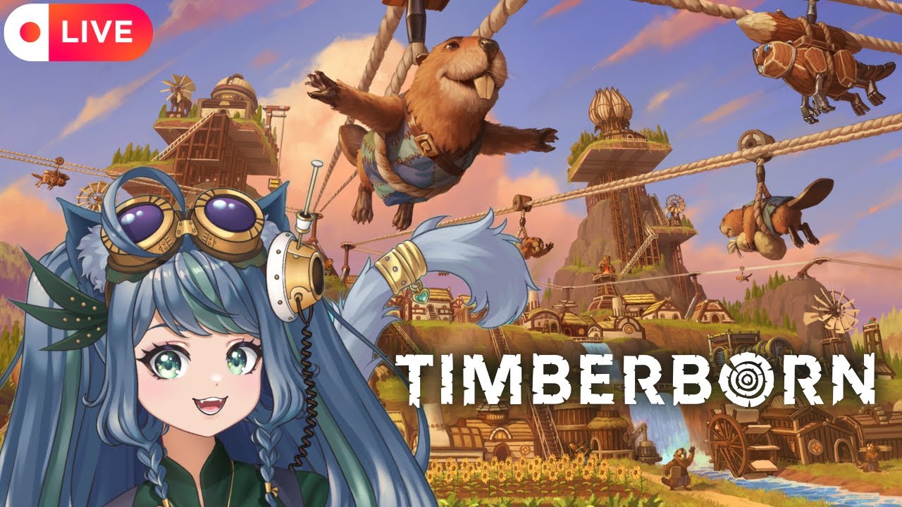 🔴 TIMBERBORN | 4th Anniversary | My first BEAVER METROPOLIS! | #timberborn #citybuilder