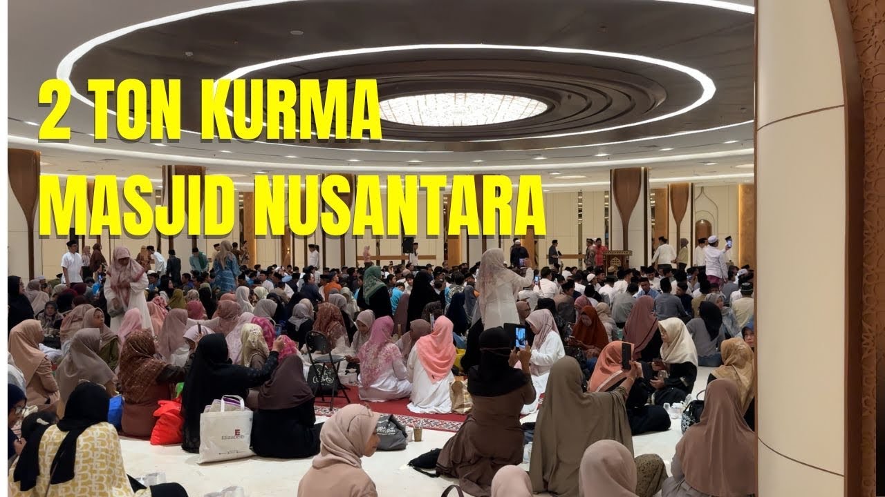 2 Ton Kurma untuk Masjid Nusantara dan pembagian Alquran sore ini | Dian Rana
