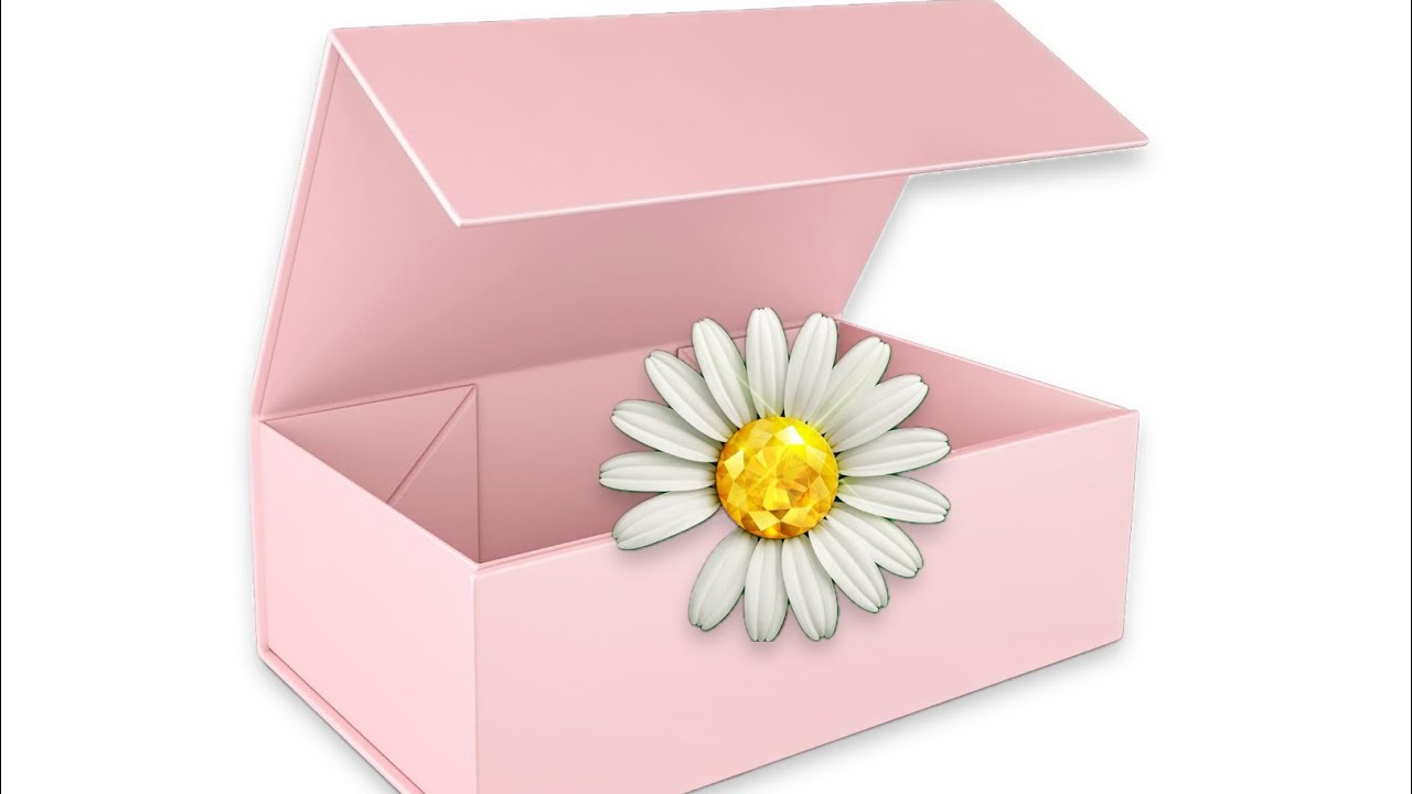 RYDDOY Pink Gift Box, Gift box for Presents with Lids Magnetic Closure Rectangle Collapsible