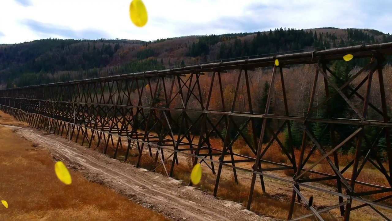 Minturn Trestle Autumn Flight. Minturn,CO