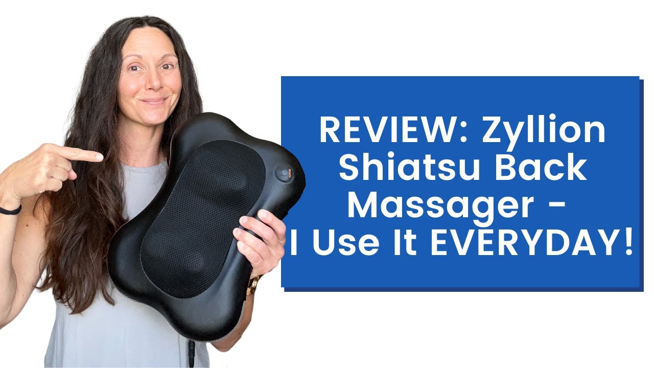 REVIEW: Zyllion Shiatsu Back and Neck Massager - I Use It EVERYDAY!