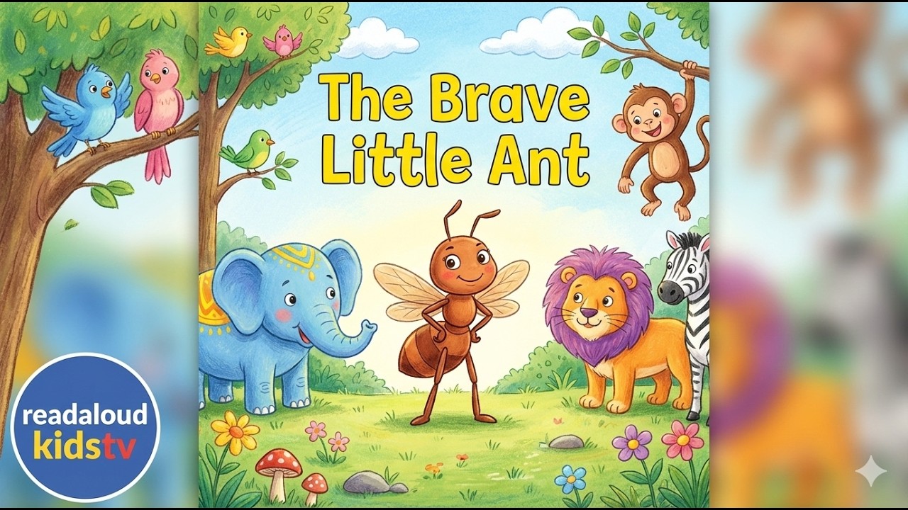 The Brave Little Ant | African Folktales for Kids | ReadAloud Bedtime Stories 