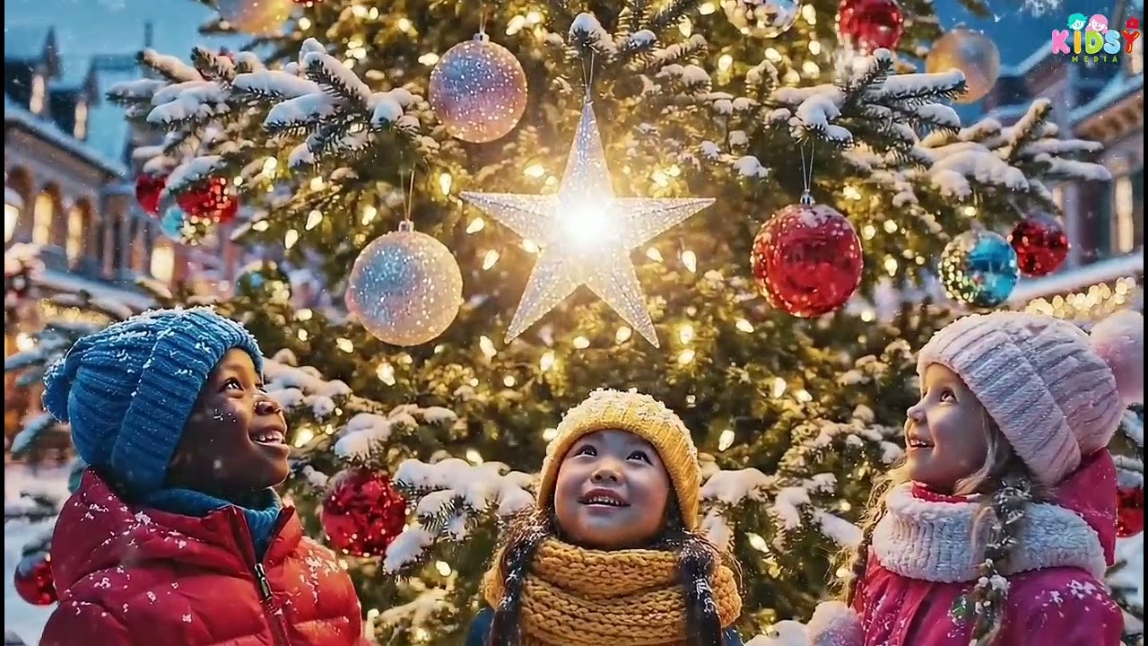 O Christmas Tree Song for Kids | Animated Christmas Carol