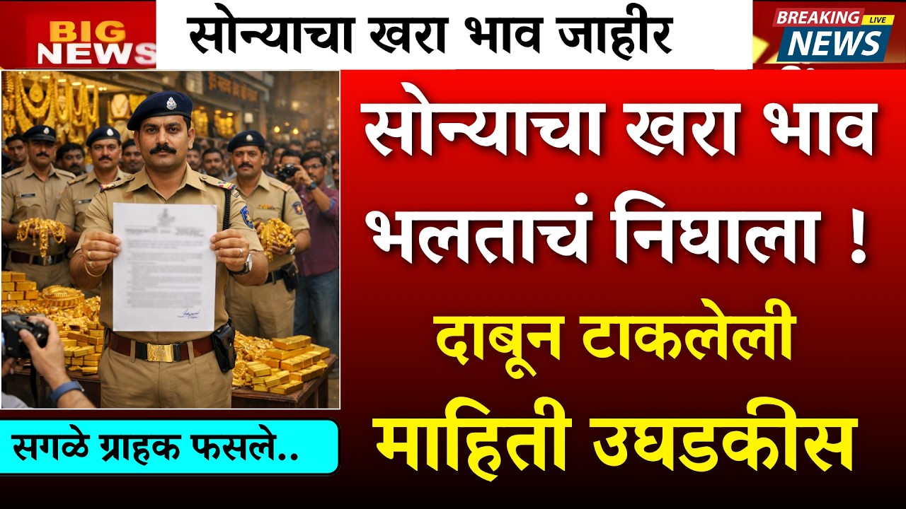 सोन्याचा मोठा घोटाळा..खरा भाव भलताच ..ग्राहक फसले? |gold rate news,today gold price