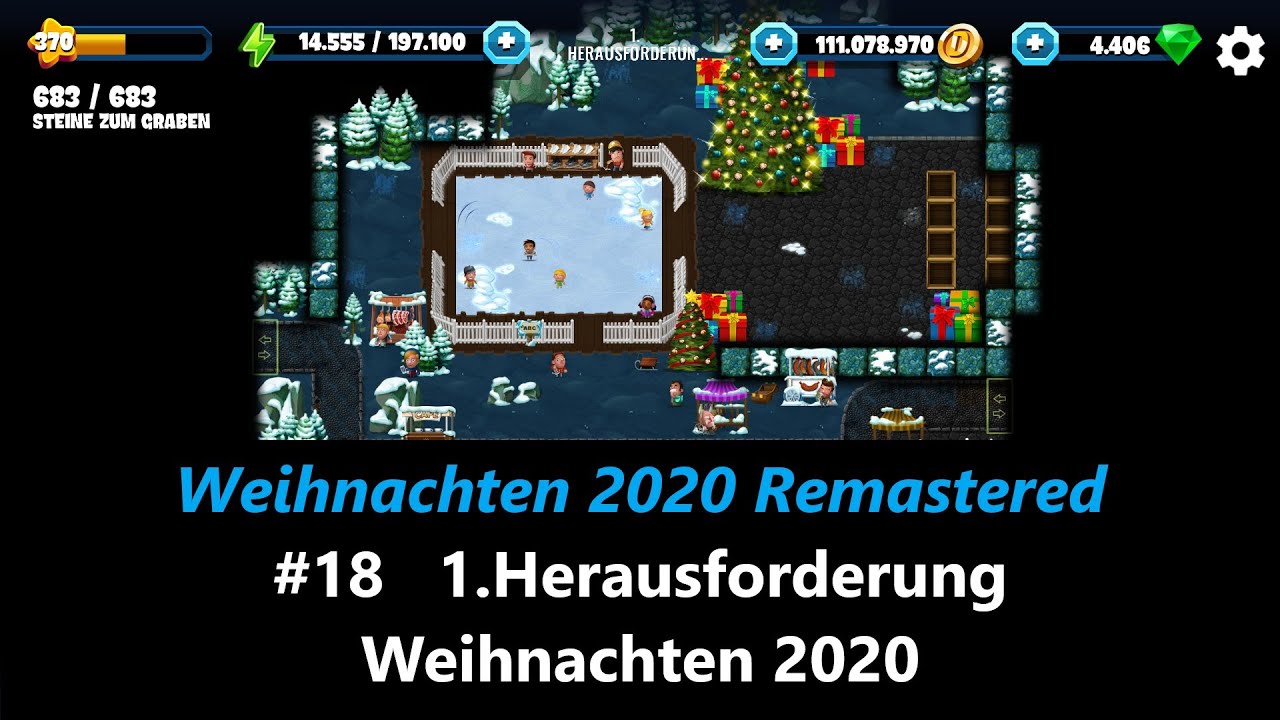 Lets Play Diggy's Adventure – Weihnachten 2020 Remastered – #18 1. Herausforderung (deutsch)