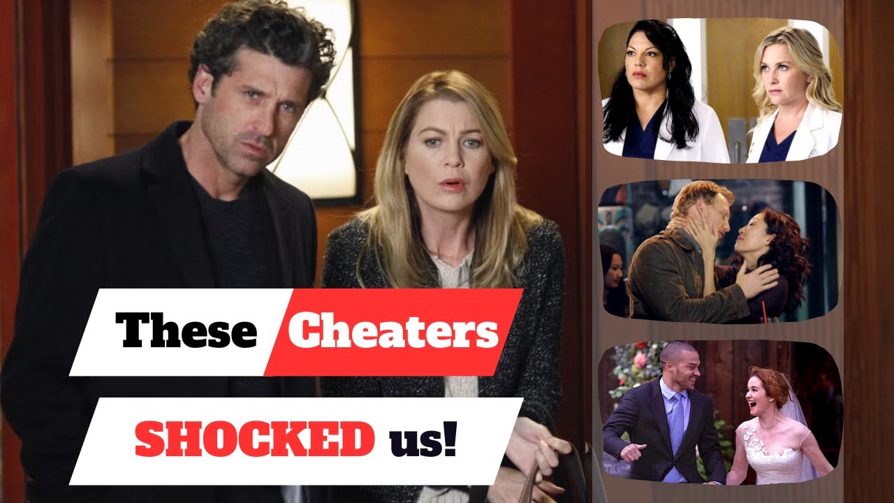 The most SHOCKING Cheating Storylines on Grey's Anatomy