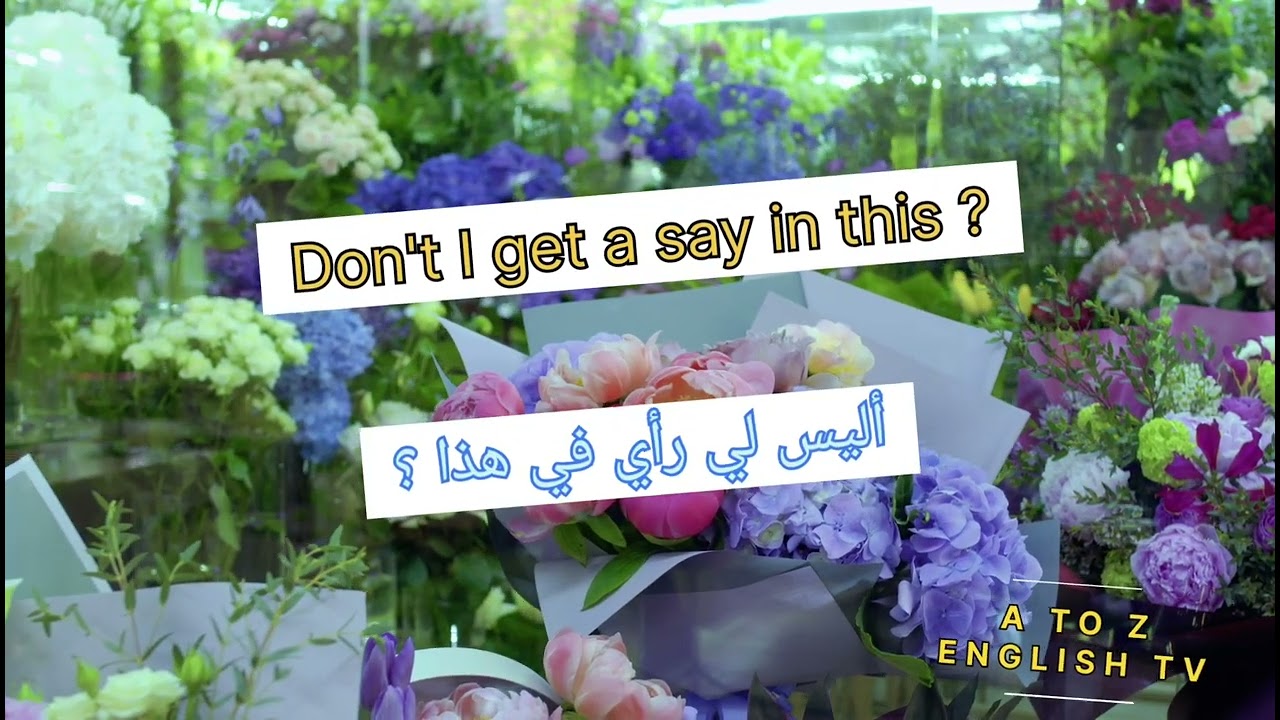 اتعلم كل يوم جملة إنجليزية جديدة مع a to z English TV Day 27