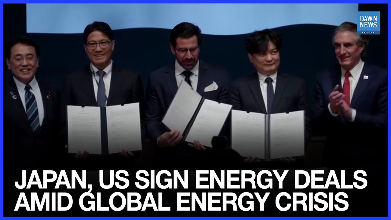 Japan and US Sign Energy Deals Amid Global Energy Crisis | Dawn News English