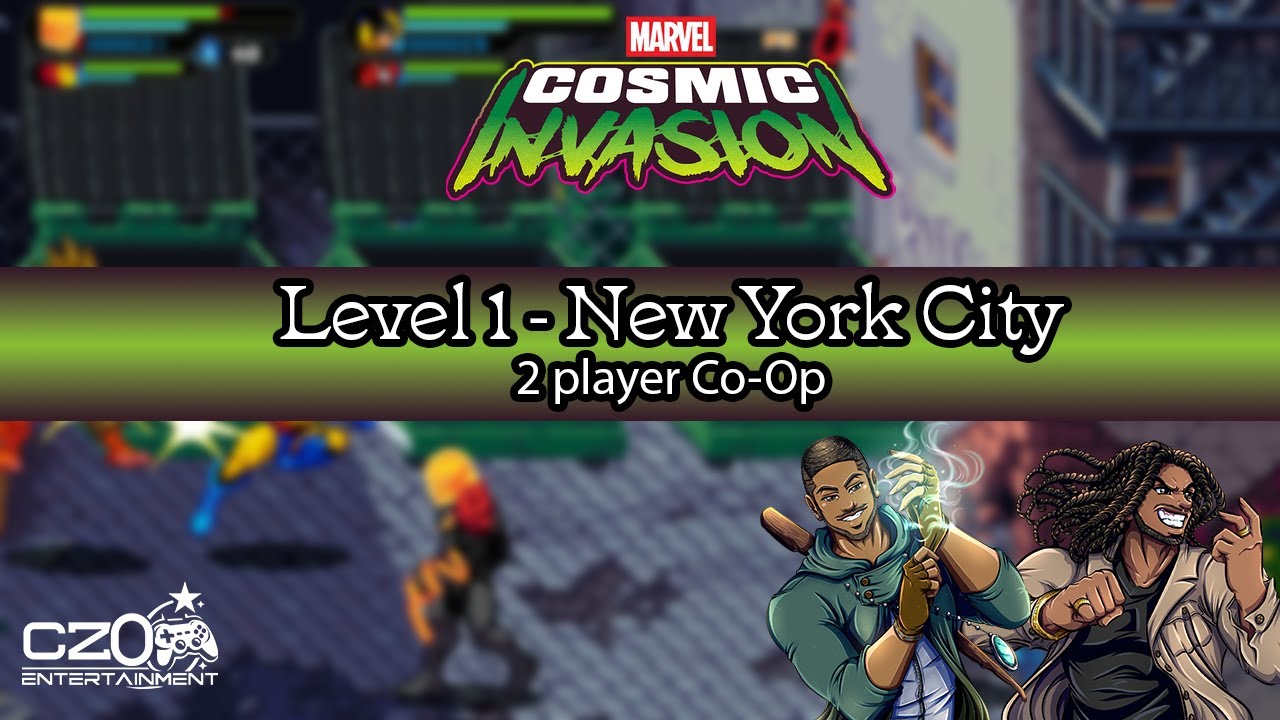 Marvel Cosmic Invasion – Level 1: New York City | 2 Player Co-Op (No Commentary | PS5)