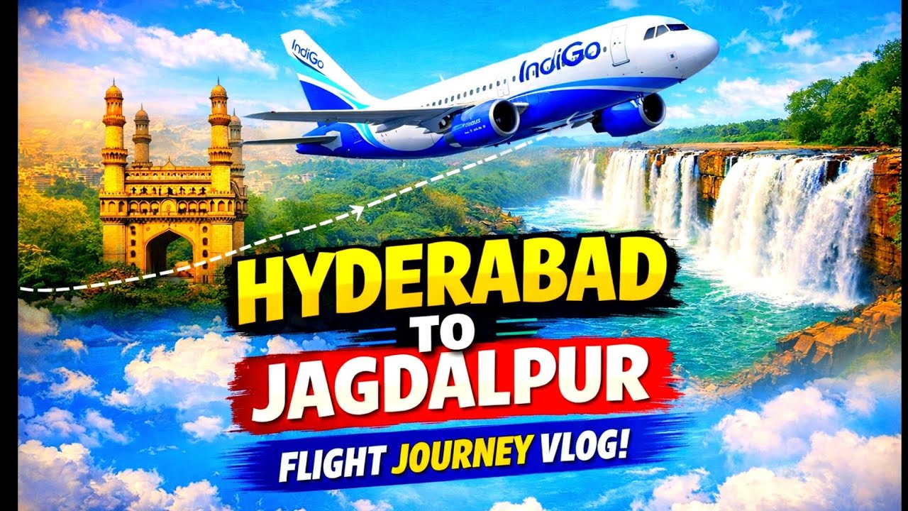 Hyderabad to Jagdalpur Flight Journey✈️ Indigo ATR 72-600 Flight Review #travel#vlog#viral#trending