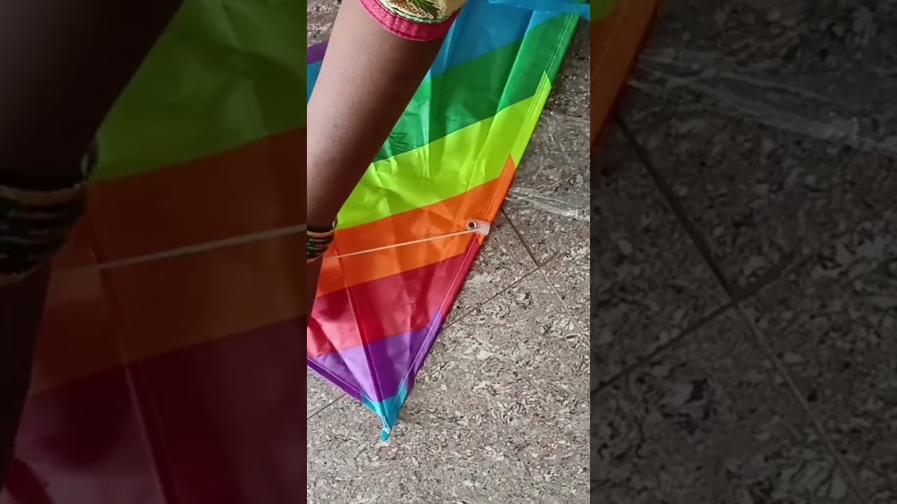How to fix or fly  a rainbow kite 🪁