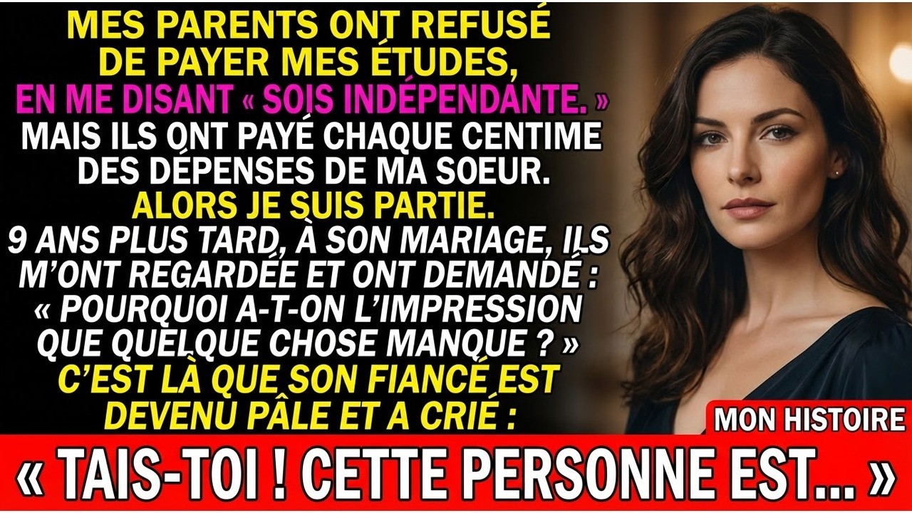 Quand j'ai dit à mes parents que j'avais besoin d'aide pour mes frais de scolarité, leur réponse...