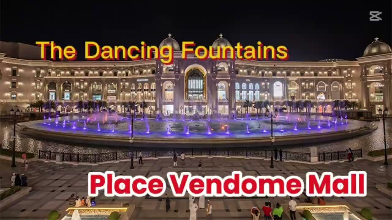 Qatar’s MOST MAGICAL Fountain Show! | Place Vendôme Mall | Doha 🇶🇦