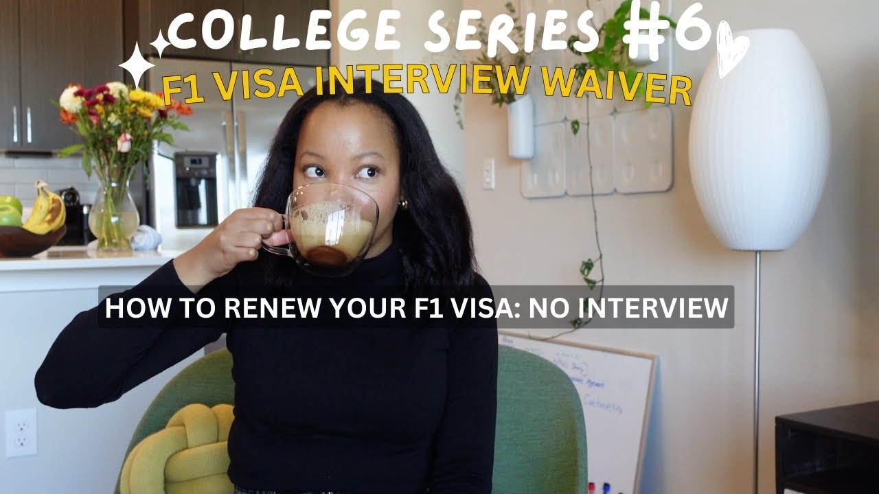 HOW TO RENEW YOUR US F1 VISA WITHOUT AN INTERVIEW! 🇺🇸/🇿🇦| *MY EXPERIENCE* #lebonem