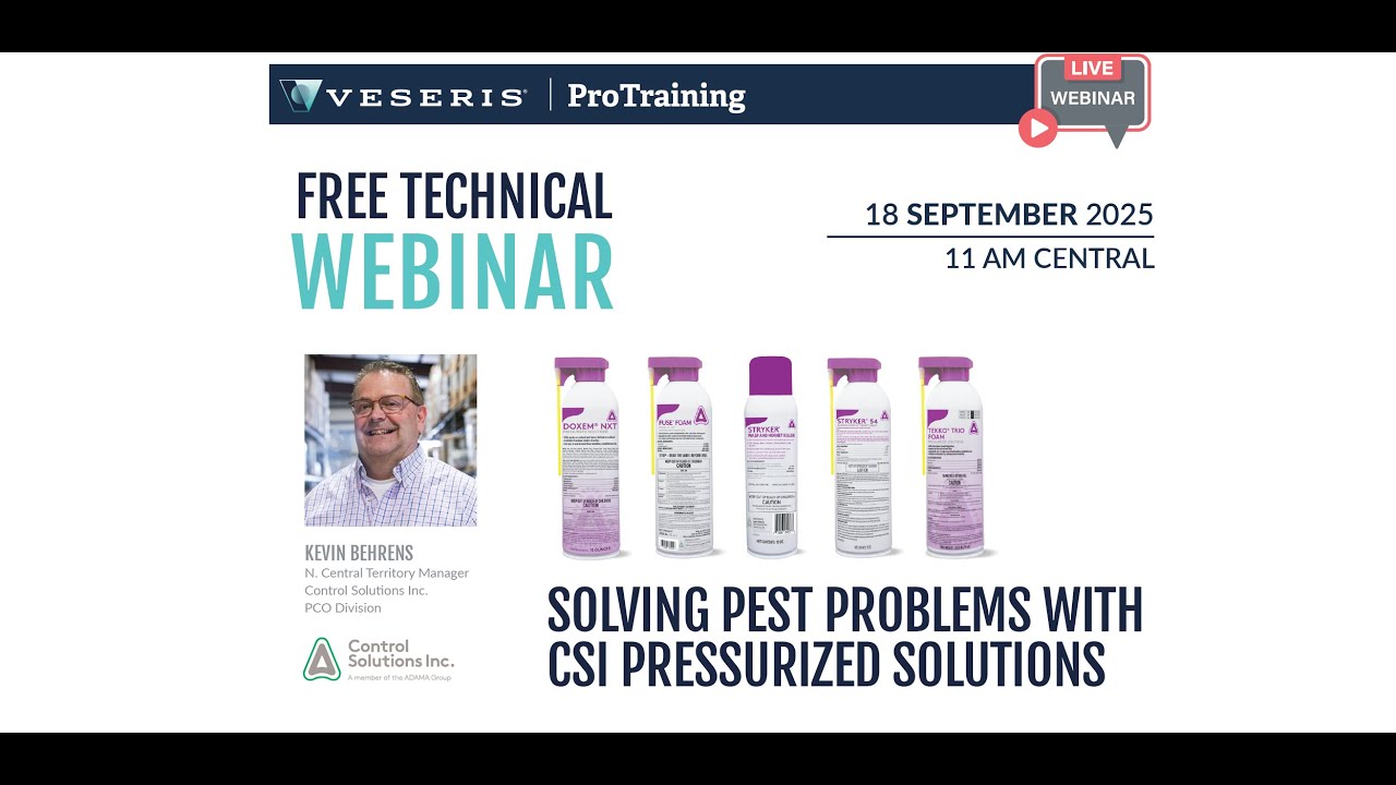 Veseris ProTraining Technical Webinar featuring CSI Pressurized Solutions