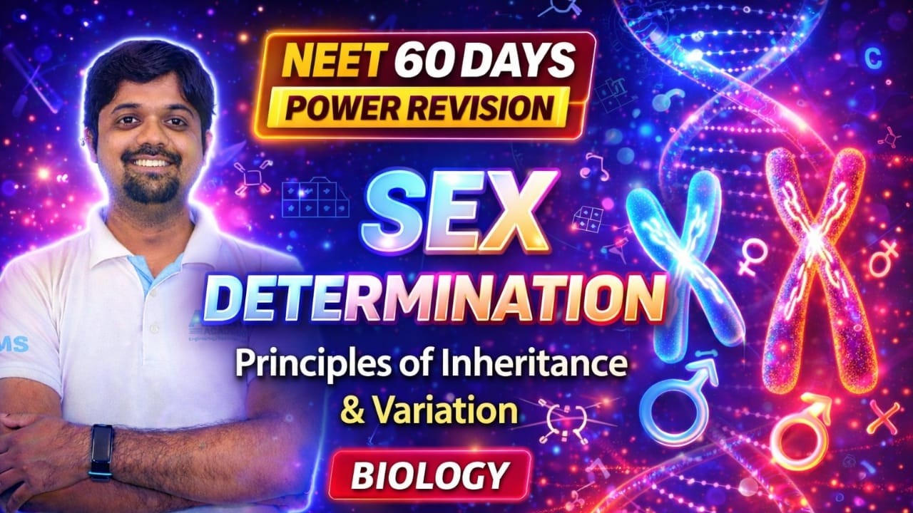 NEET 60 Days | Sex Determination | Biology NEET 2026 Revision | RD Sir
