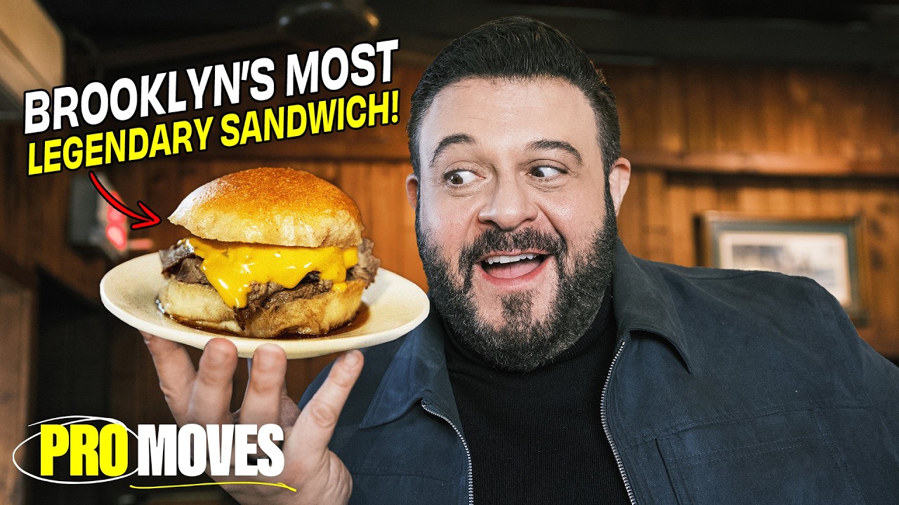 Adam Richman Eats Brooklyn’s Most Legendary Sandwich | Pro Moves