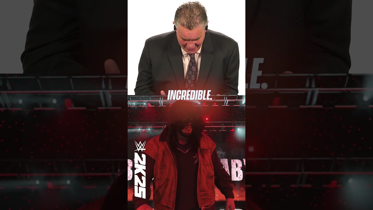 Abyss Reaction to watching himself in WWE 2k25 for the FIRST time!