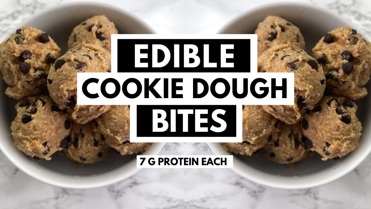EDIBLE COOKIE DOUGH RECIPE | High Protein Recipes | Protein Balls