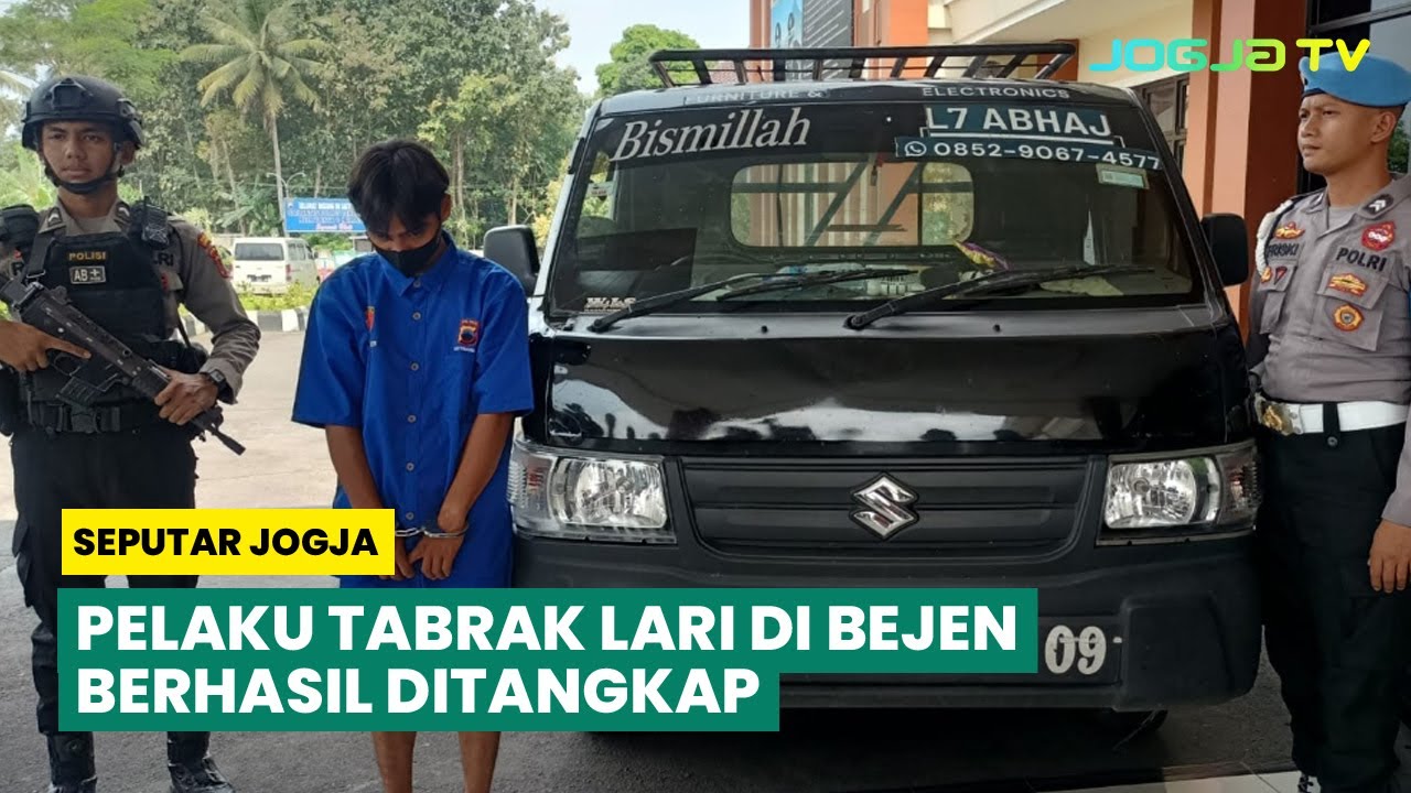 POLRES TEMANGGUNG BERHASIL TANGKAP PENGEMUDI PELAKU TABRAK LARI DI BEJEN