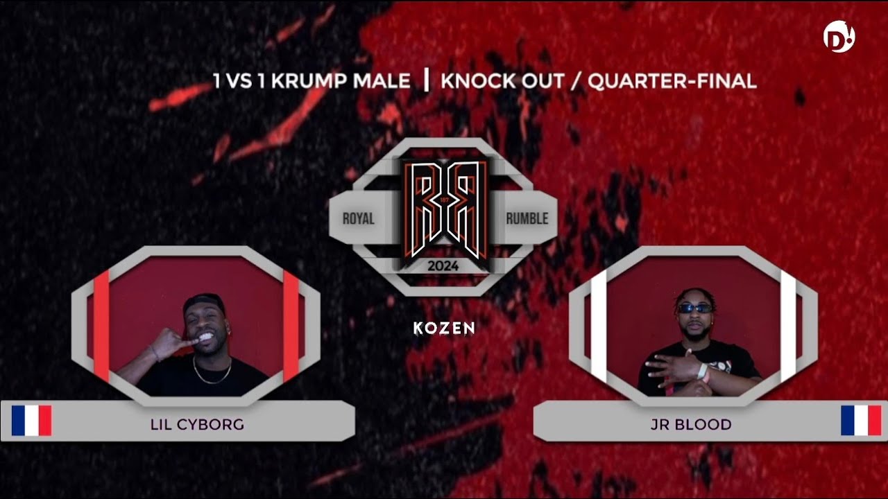 ROYAL RUMBLE 8 - TOP 8 KRUMP MALE / LIL CYBORG VS JR BLOOD
