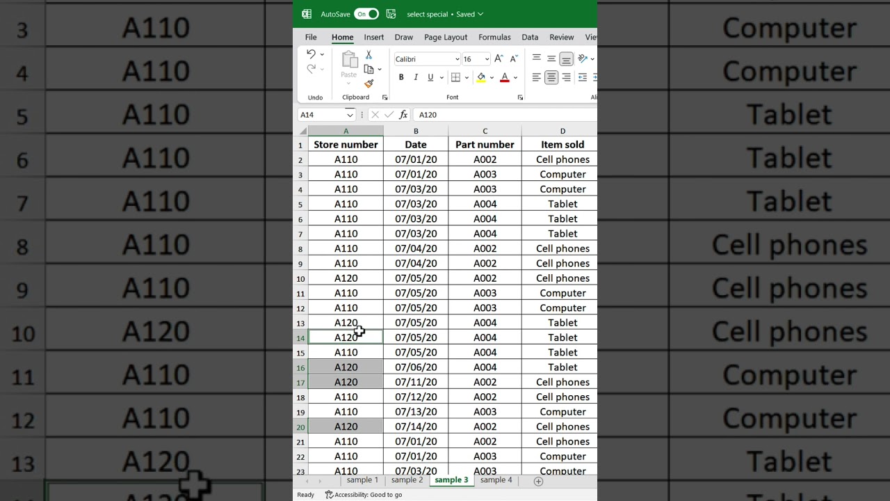#keyboardshortcuts  Shift+F8 to activate selection mode |#exceltips | #shorts