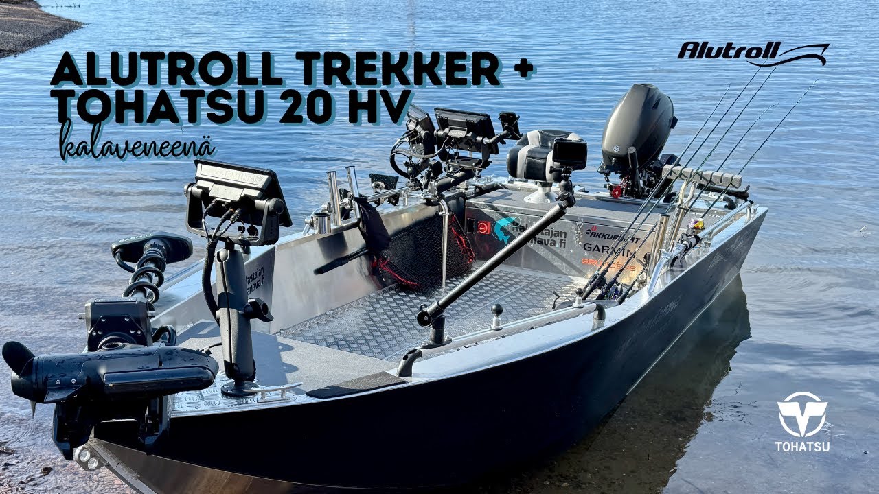 Alutroll Trekker + Tohatsu 20 hv kalaveneenä | Tutustutaan veneeseen
