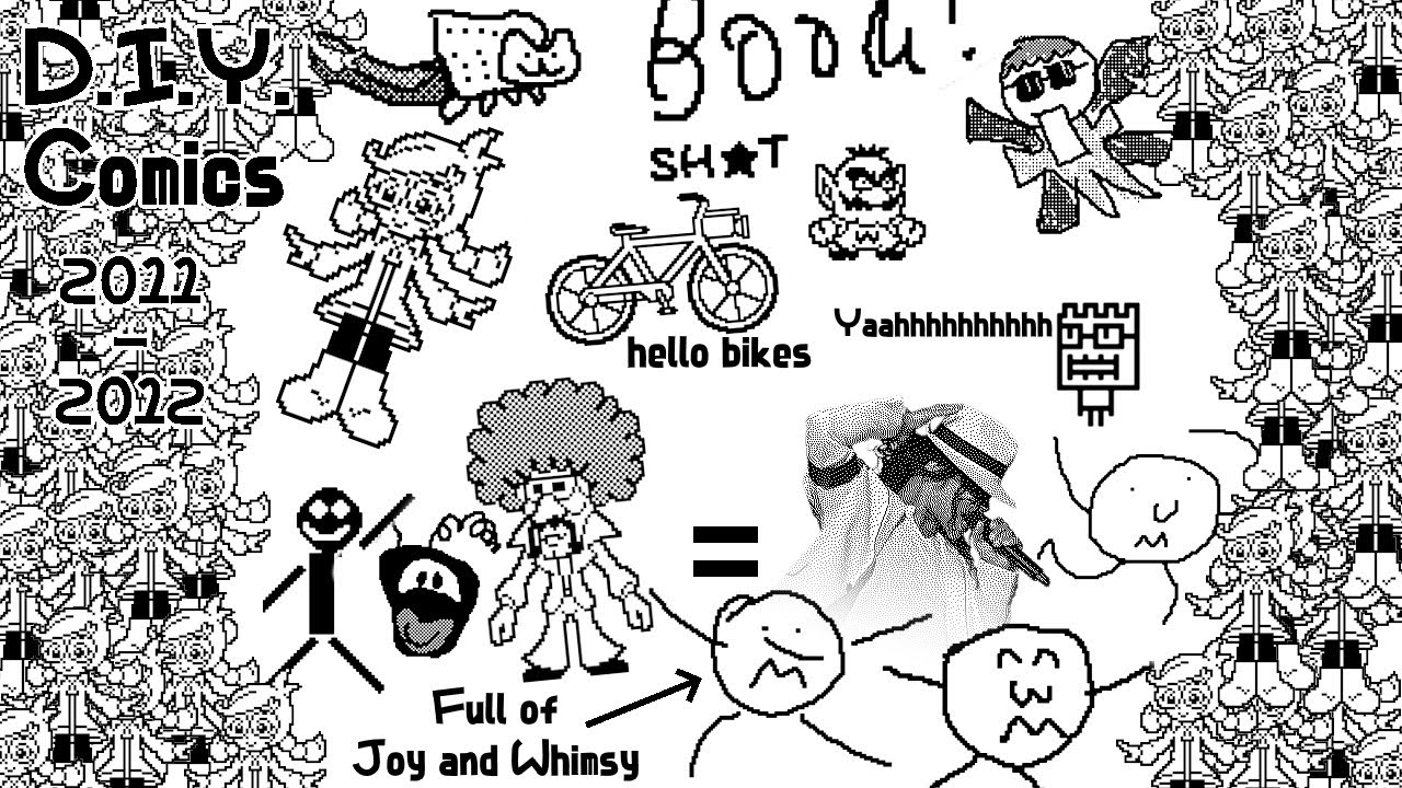 My WarioWare D.I.Y. Comics from 2011-2012 (+ more)