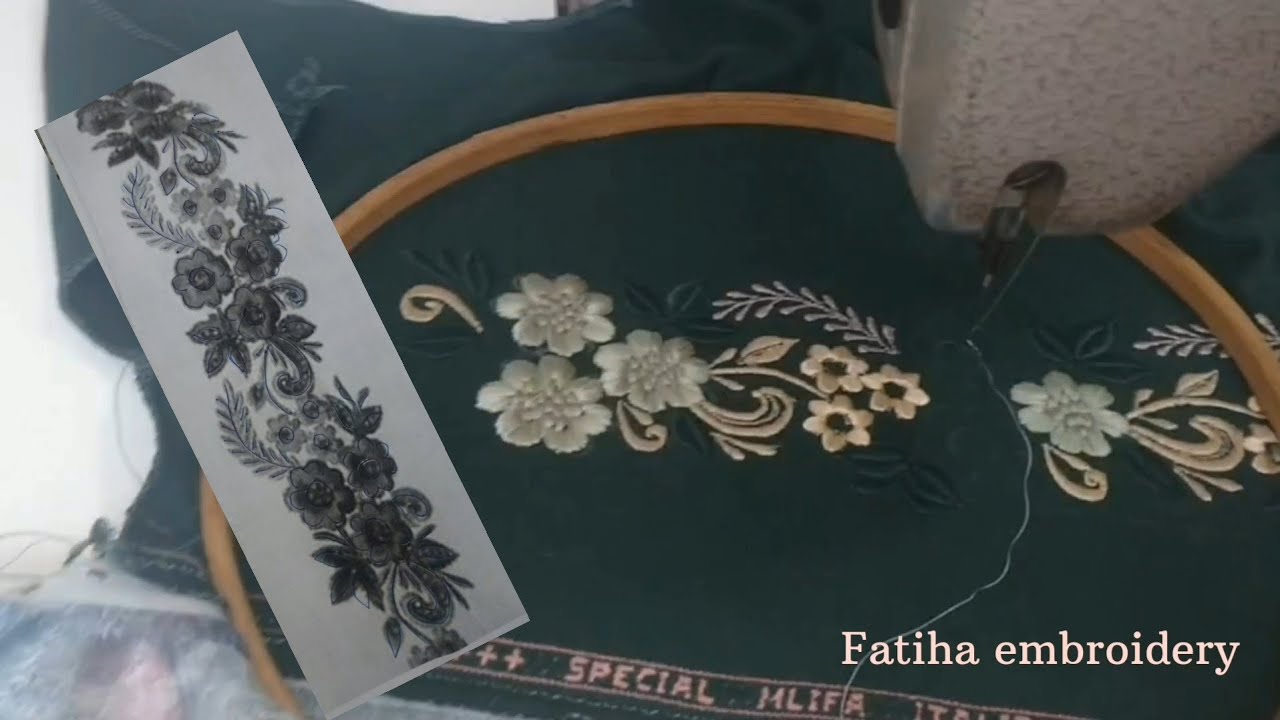 djellaba & caftan | عشاق الجلابة  قفطان  ❤ رشمة وتطبيق دخلو تشوفو  الجديد | Embroidery Machine