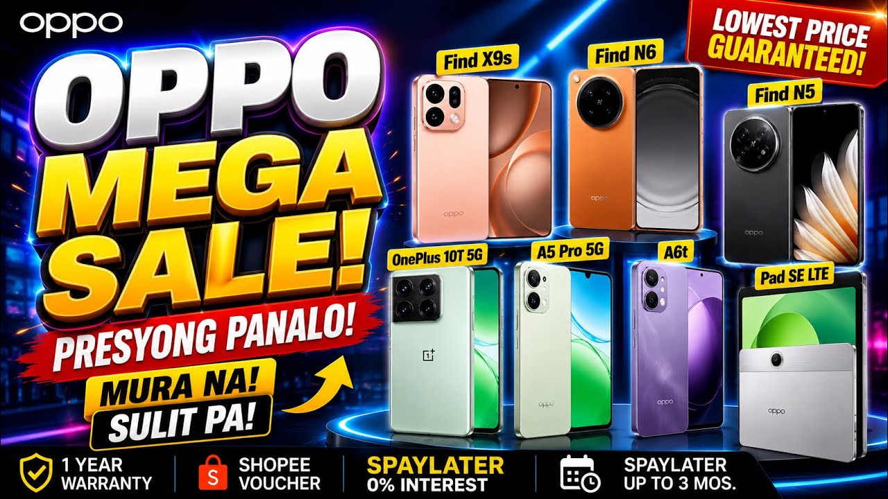 PINAKAMAGANDANG OPPO DEALS SA ONLINE SHOPPING NGAYON 2026! SULIT NA SULIT!