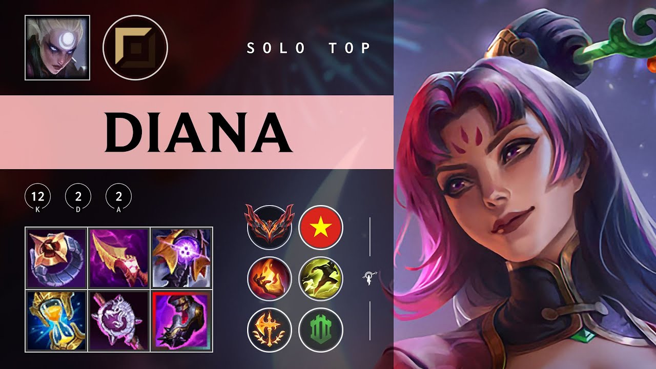 Diana Top vs Aatrox - VN Grandmaster Patch 25.24