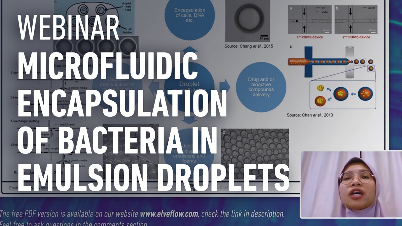 WEBINAR | Microfluidic encapsulation of bacteria in emulsion droplets, by Nur Suaidah Moh, PhD