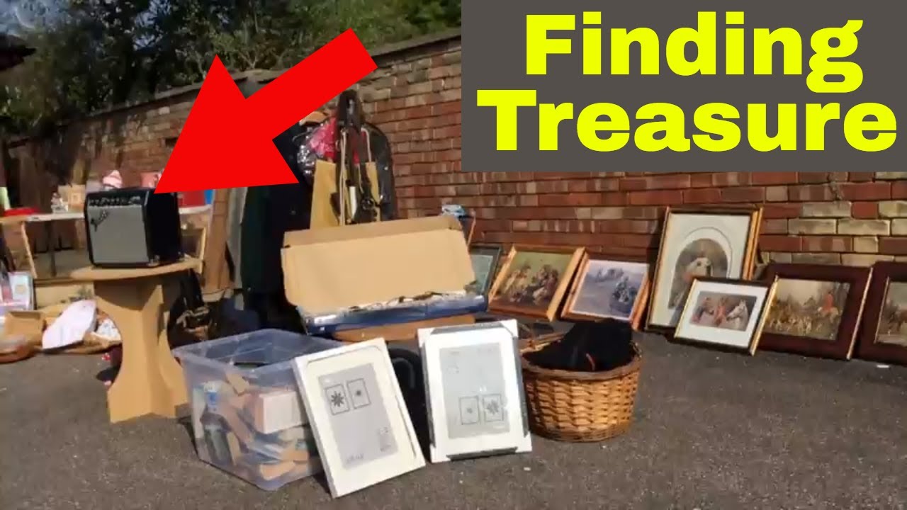 Treasure Hunting Vlog - We go on a Garage Sale Trail - UK ebay reselling