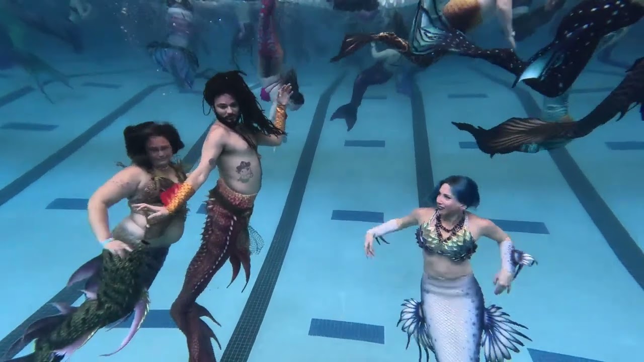 Mermagic Con 2025 group swim