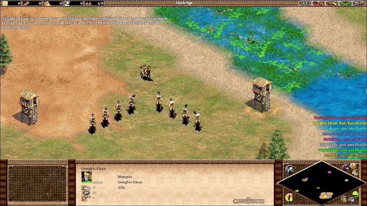 AoE2: Campaigns | Genghis Khan | 1. Crucible part 1 #gengiskhan #ageofempires2 #ageofempires2hd
