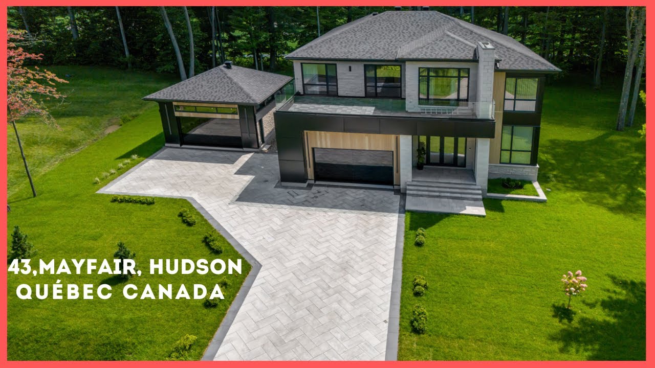 Custom-Built Family Dream Home |  | Modern Intelligent Home  | 43 Mayfair Hudson Québec Canada |