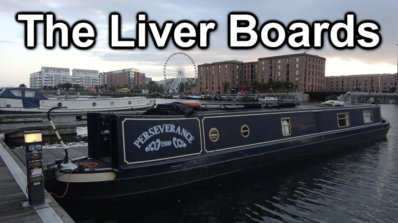 202. Crossing the Mersey estuary - on a narrowboat
