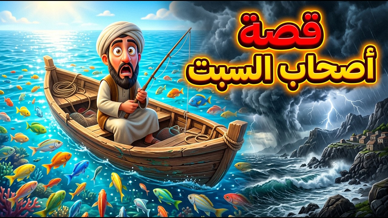 قصة أصحاب السبت | القصة الكاملة بأسلوب كرتوني مشوق من القرآن