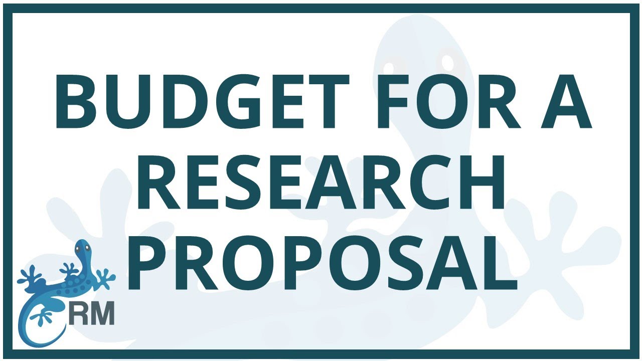 How to present a budget for a research proposal in Microsoft Word