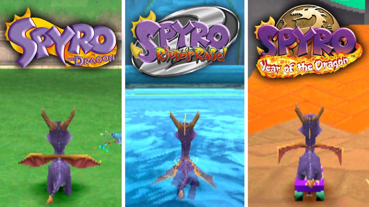 Comparing The Original Spyro Trilogy