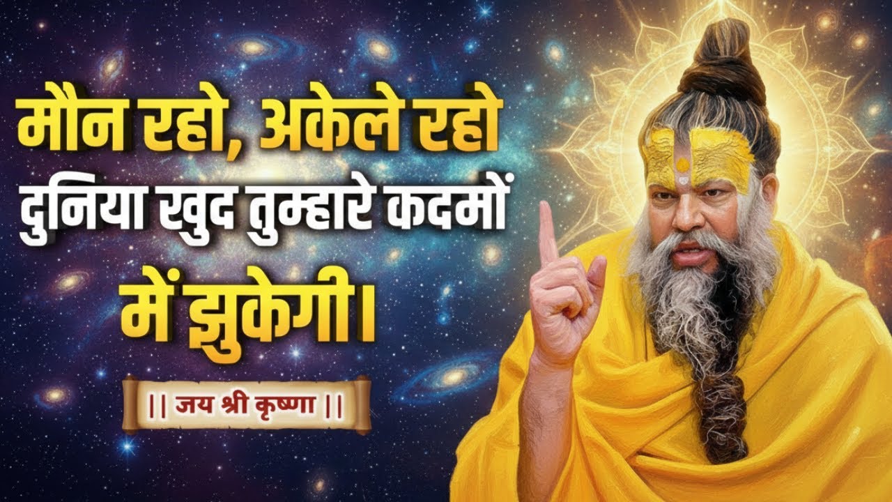मौन रहो अकेले रहो, दुनिया खुद तुम्हारे कदमों में झुकेगी  | Premanand Ji Maharaj Pravachan Motivation