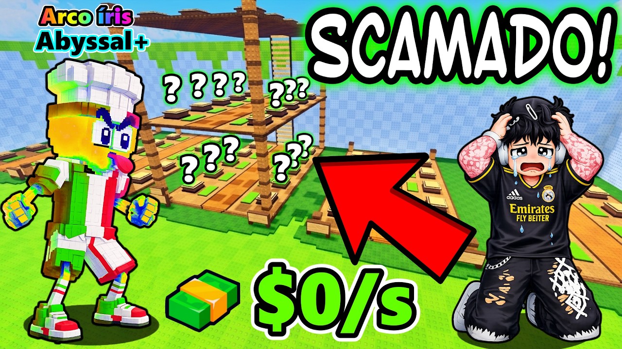 FUI SCAMADO E PERDI TUDO!!! No CHUTE UM BLOCO DA SORTE