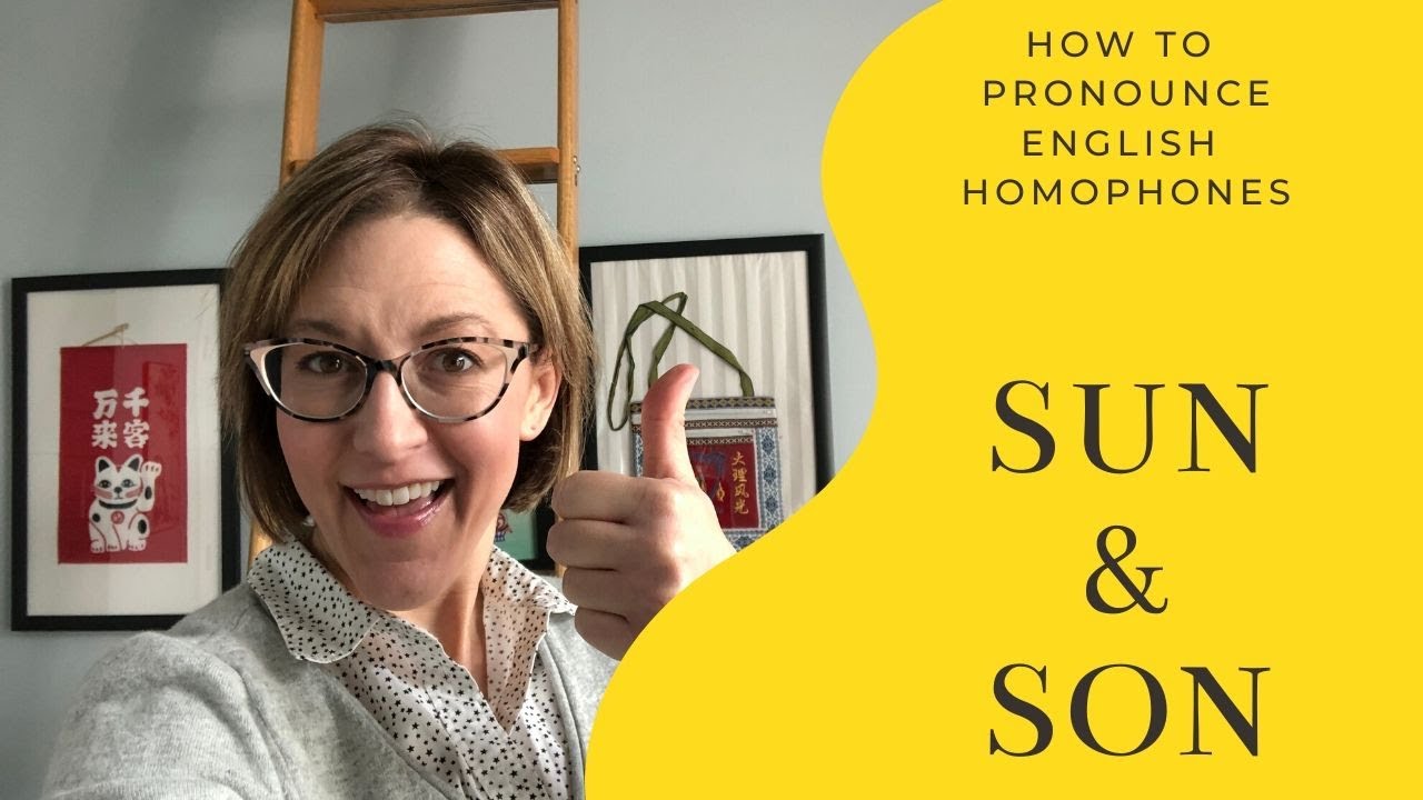 Learn how to pronounce SON & SUN - American English Homophone Pronunciation Lesson #learnenglish