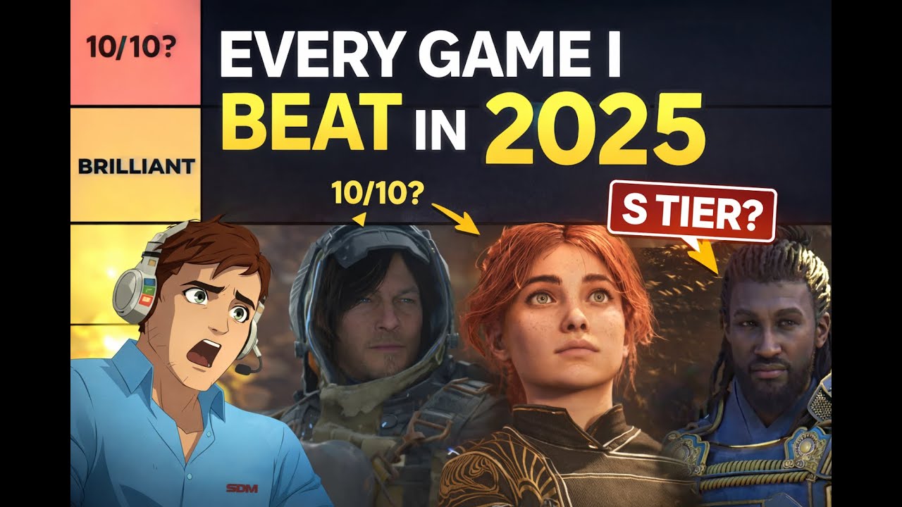 RANKING EVERY GAME I BEAT IN 2025!!!