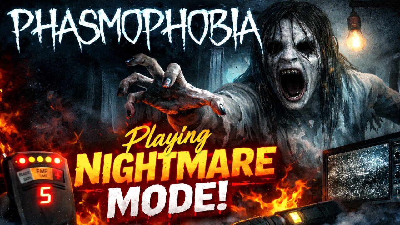 🔴LIVE - Phasmophobia - Boo-tiful Nightmare - Dixper Chaos
