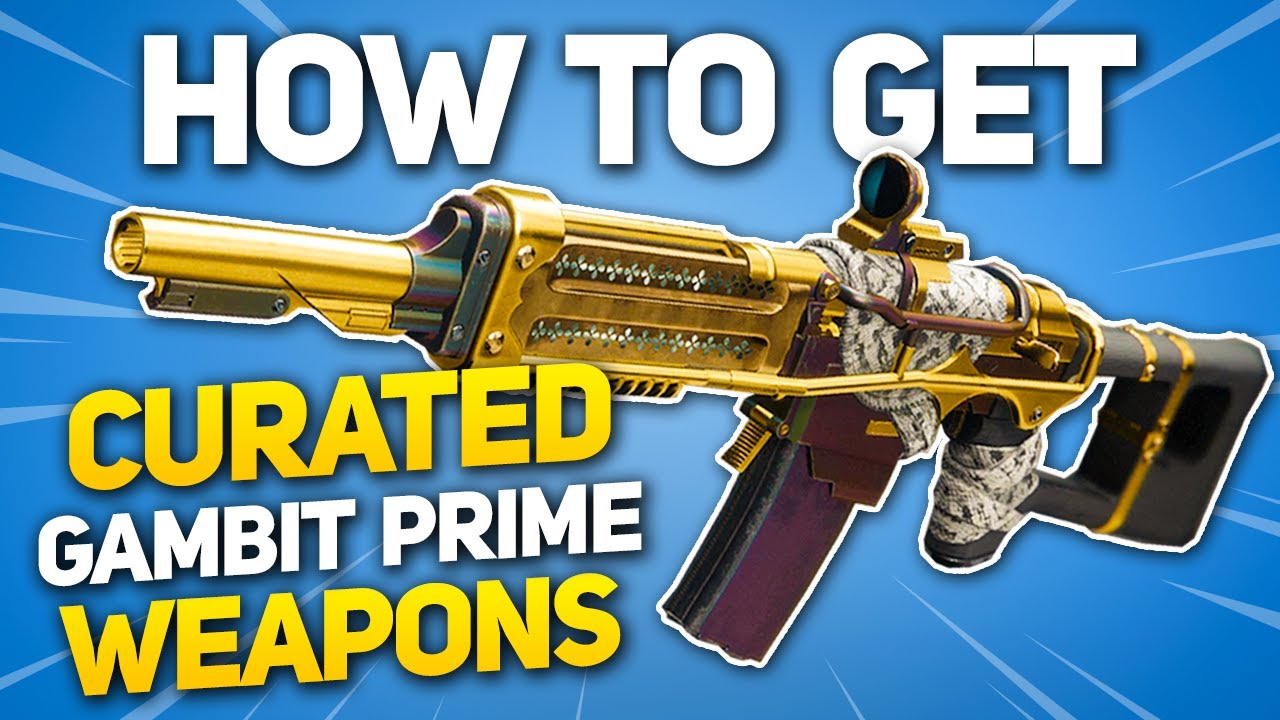 How to Get the New Gambit Prime Curated Weapons! (Destiny 2 Joker's Wild)