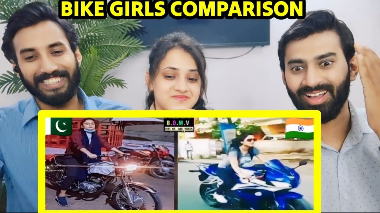 INDIA VS PAKISTAN BIKER GIRL COMPARISON |TARKA REACTION|PAKISTANI REACTION