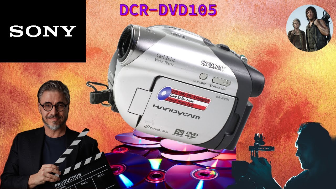 Videocámara Sony DVD DCR-DVD105 con Nightshot (01) * Detalle Batería