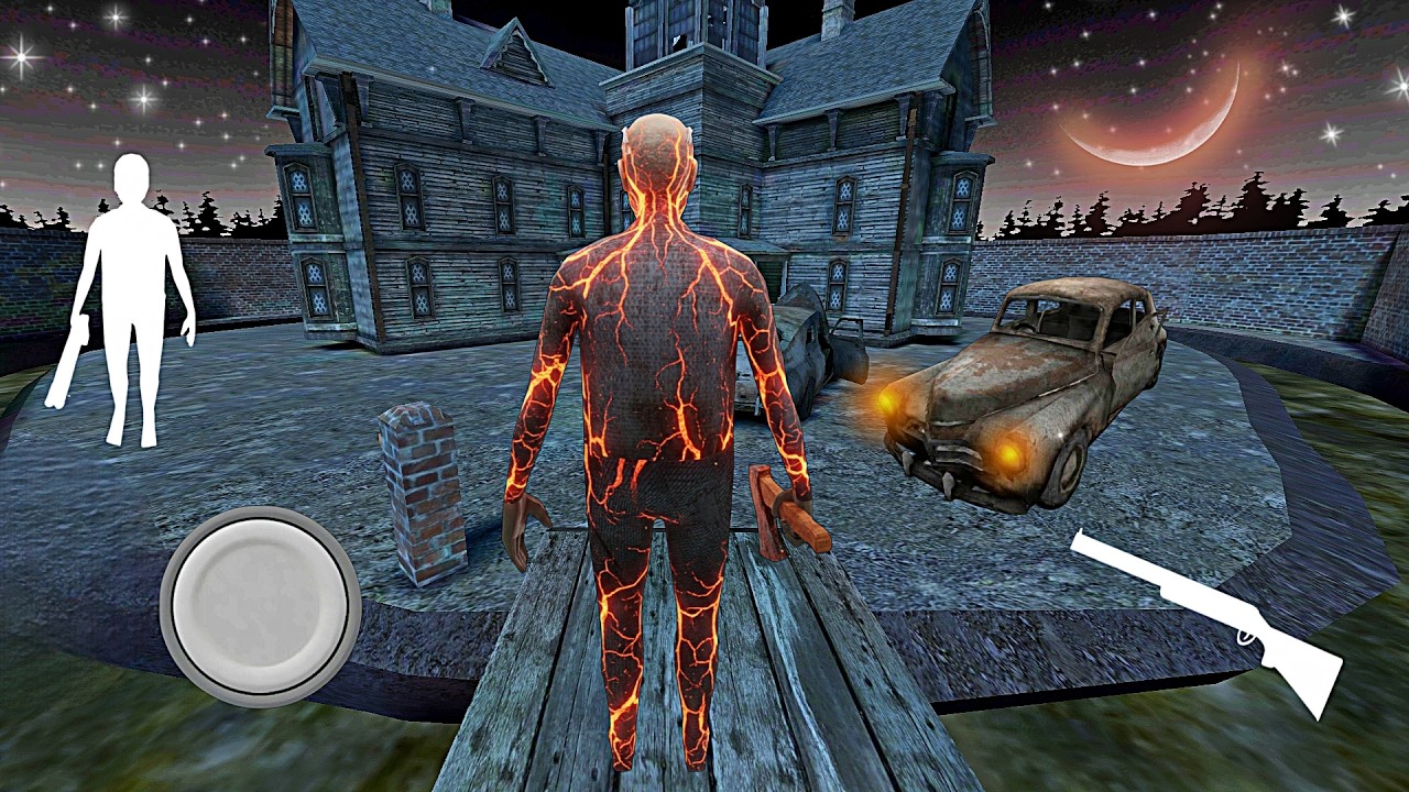 Playing As Lava Grandpa Mod In Granny 3